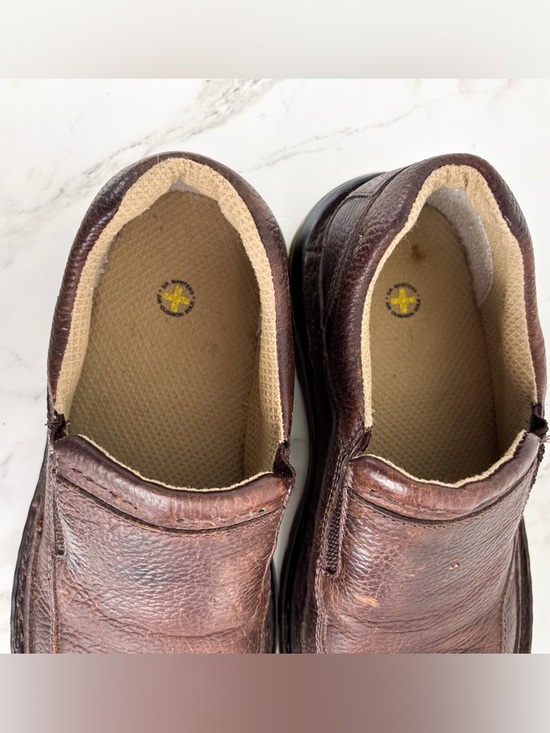 Dr. Martens Orson Men’s Brown Leather Slip On Shoes Sz 9